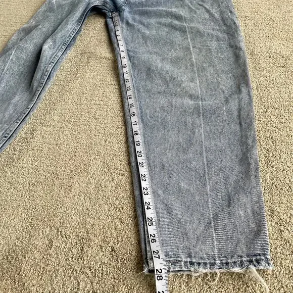 🔥VTG Palmetto’s Acid Wash Tapered Leg High Waist Crease Mom’s Jeans Waist 28” - Picture 14 of 16